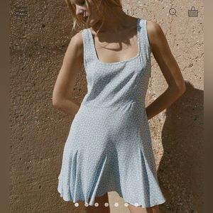 Doen // PORTO DRESS IN CERULEAN HILLSIDE BLOOM, size small - NWT